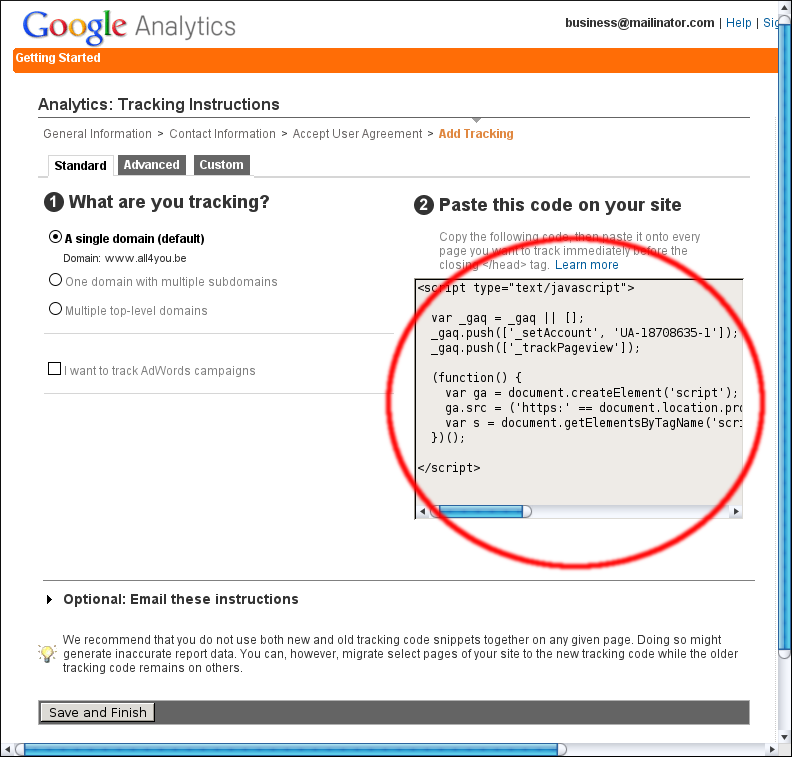 Google Analytics